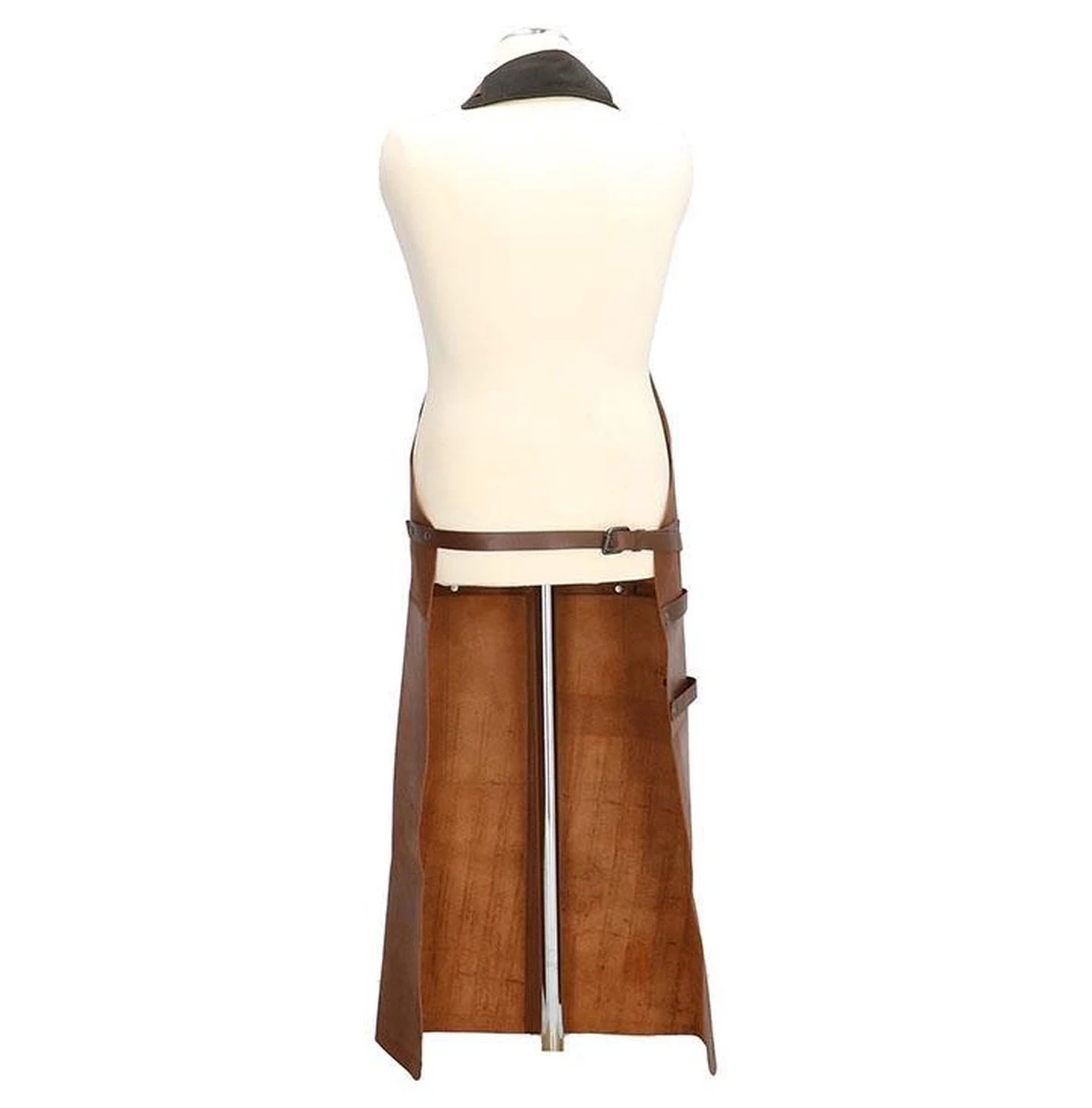 Old West BBQ Schort Barbecue Schort Leer - Cognac Bruin - Afbeelding 5