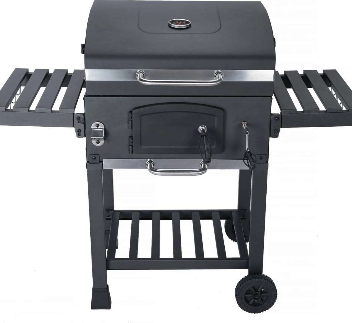 Alice's Garden Houtskool BBQ Bernard - Smoker - Verstelbare Houtskoolbak - Zwart - Afbeelding 9
