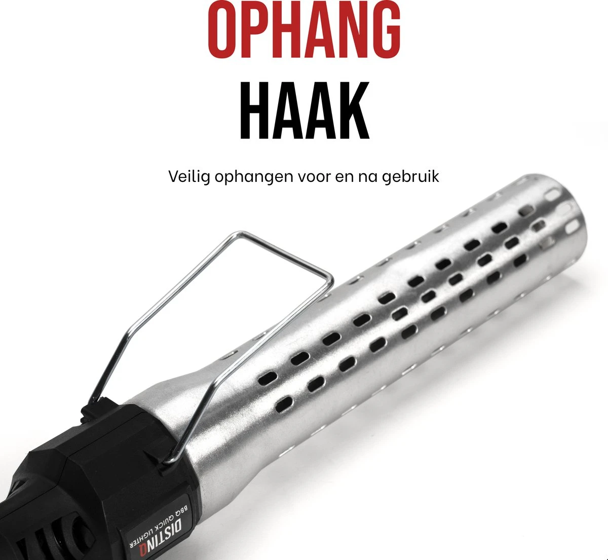 DistinQ BBQ Lighter Aansteker - Elektrische Barbecue Looftlighter Houtskool Starter Voor Barbecue, Grill En Open Haard - 2000 Watt - Afbeelding 4