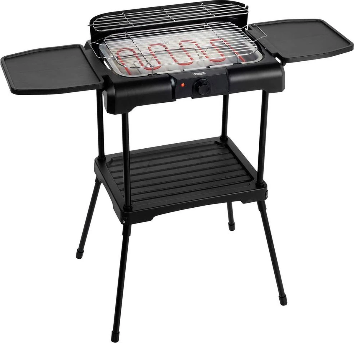 Princess 112250 Elektrische BBQ Met Zijplanken - BBQ - 40x25cm - Met En Zonder Statief Te Gebruiken - Met Zijplankjes - Ook Te Gebruiken Als Tafelgrill - 2200W - Afbeelding 11