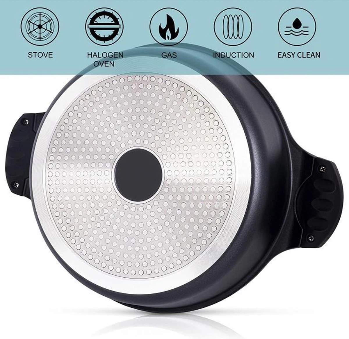 Aluminium Tajine Agadir XL 32 Cm- Geschikt Ook Voor Inductie - Afbeelding 4