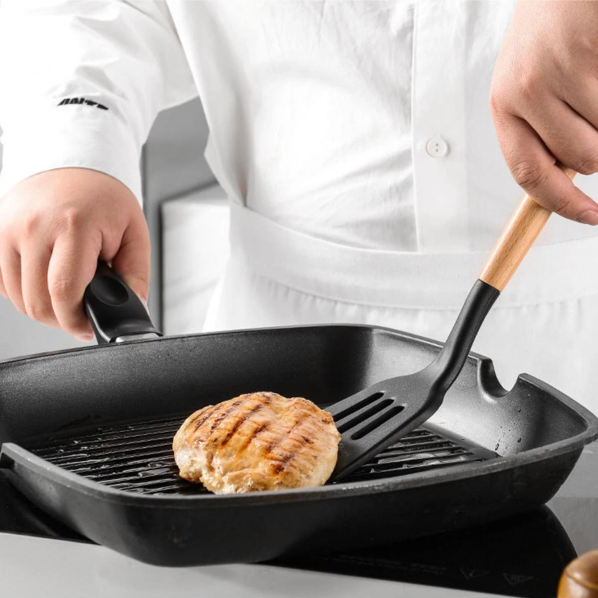 VAIVE Kookgerei Set 13-delig Met Houder - Keukengerei Set - Garde - Spatel Silicone - Afbeelding 3