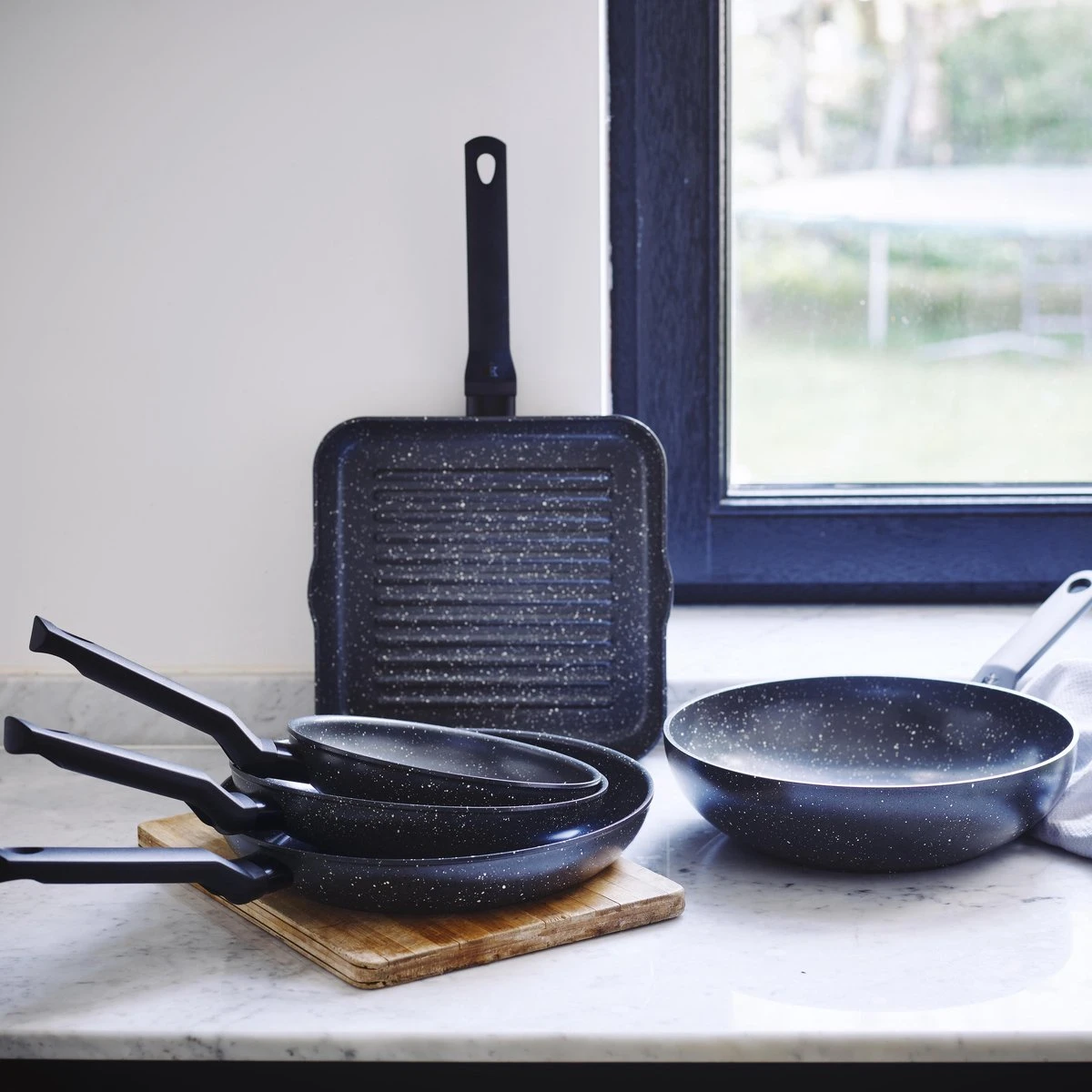 BK Universe Koekenpannenset Ø 24 Cm + Ø 28 Cm - Inductie - PFAS-vrij - Afbeelding 4