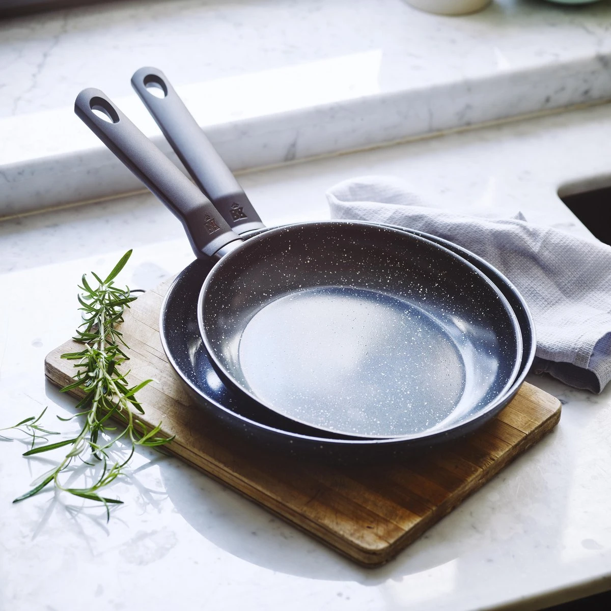 BK Universe Koekenpannenset Ø 24 Cm + Ø 28 Cm - Inductie - PFAS-vrij - Afbeelding 5