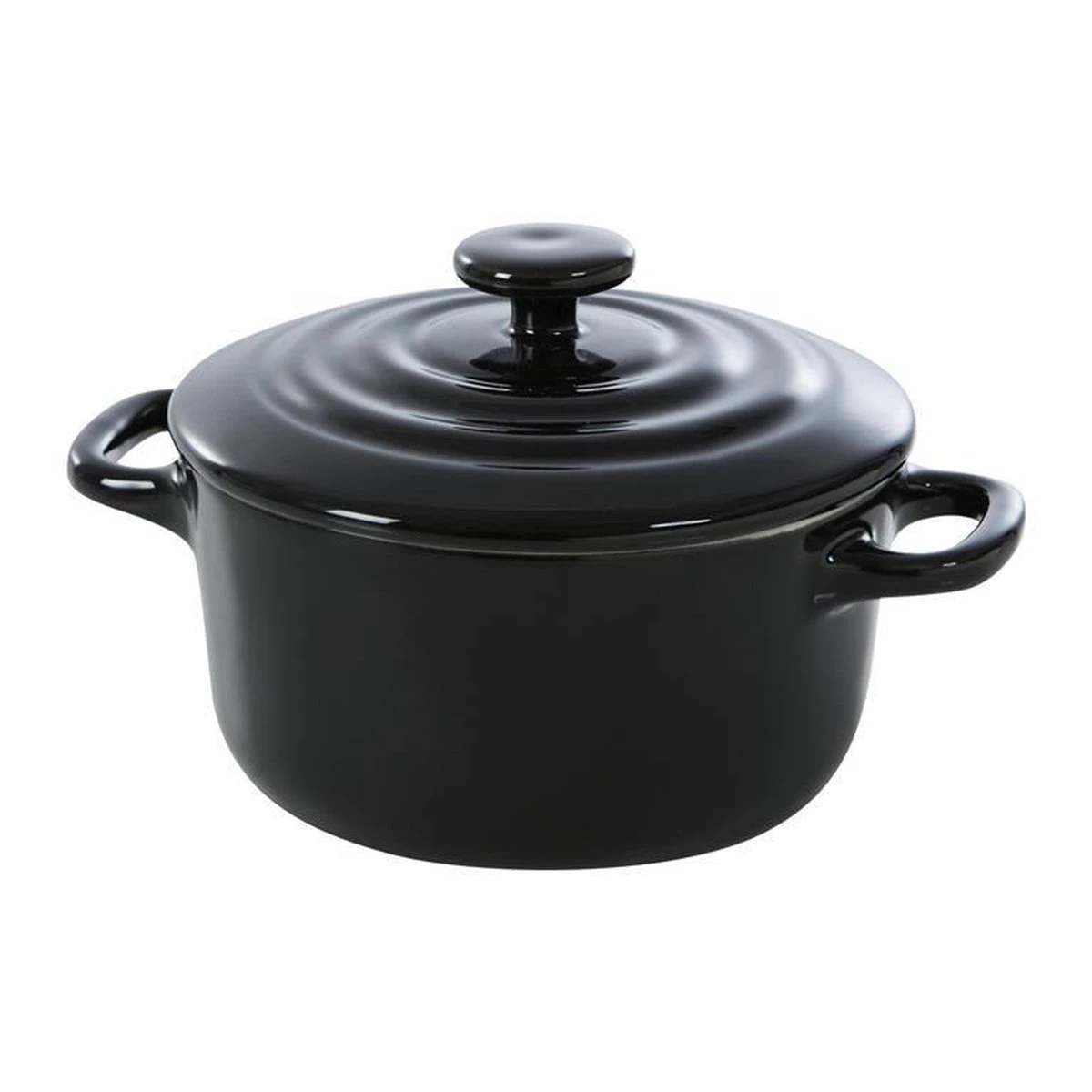 BK Bourgogne Cocotte Ø 10 Cm - 2 Stuks - Zwart - Oven - Afbeelding 2