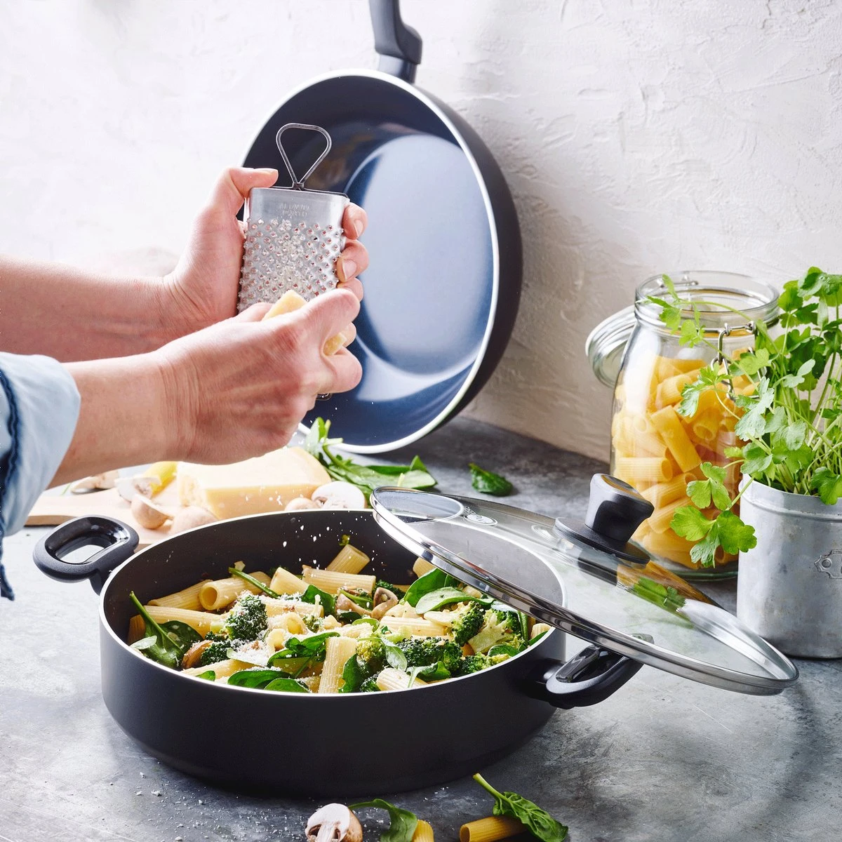 Greenpan Torino Keramische Hapjespan - 28 Cm - Met Glazen Deksel - Afbeelding 18