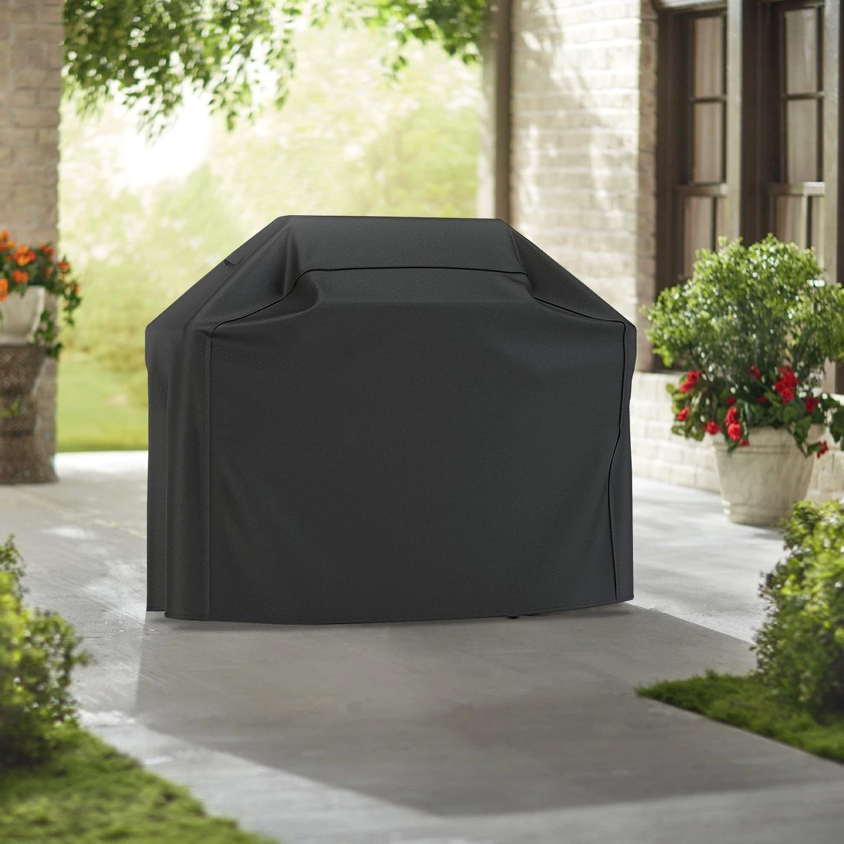 GrillX Barbecue Hoes - 145 X 61 X 117cm - BBQ Hoes Waterdicht - Beschermhoes Inclusief Trekkoord - BBQ Accesoires - Afbeelding 7