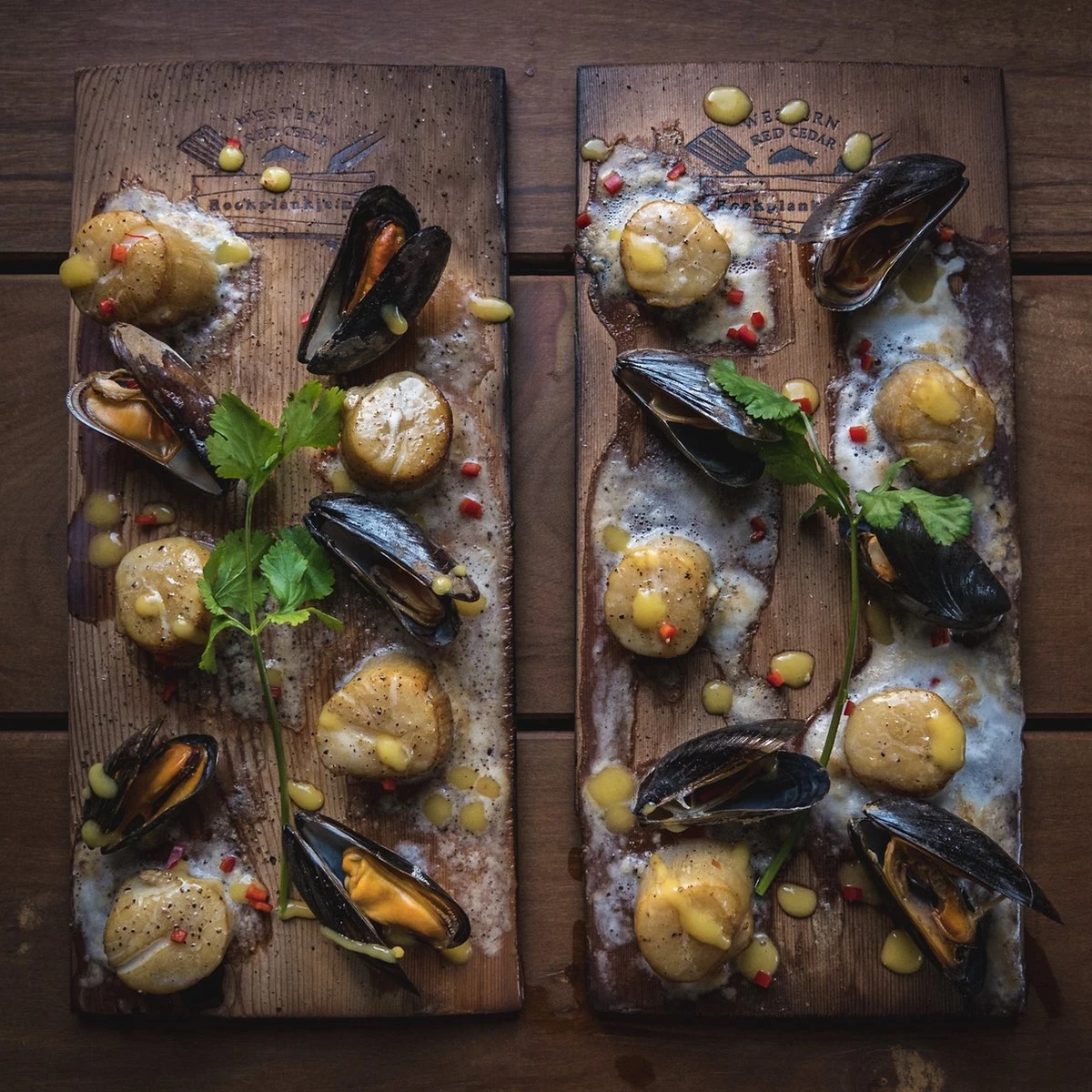 Merkloos Rookplank Western Red Cedar - 2 Stuks - BBQ - Rookhout - Afbeelding 7