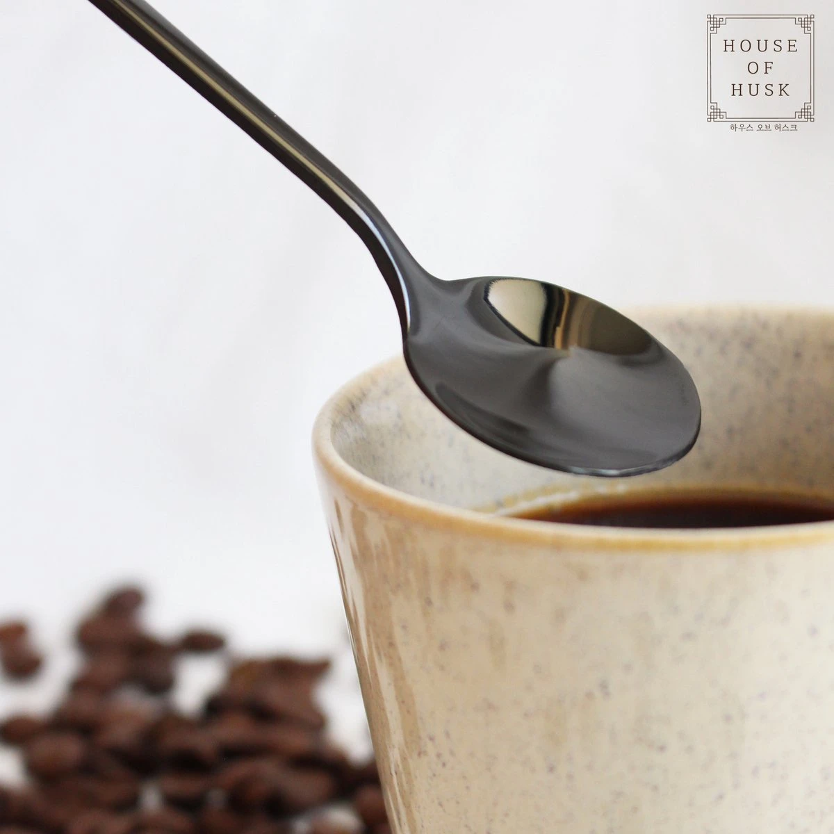 House Of Husk® Theelepels Set - Theelepeltjes - Koffielepels - Koffielepeltjes - RVS - 13cm - 12 Stuks - Zwart - Afbeelding 3