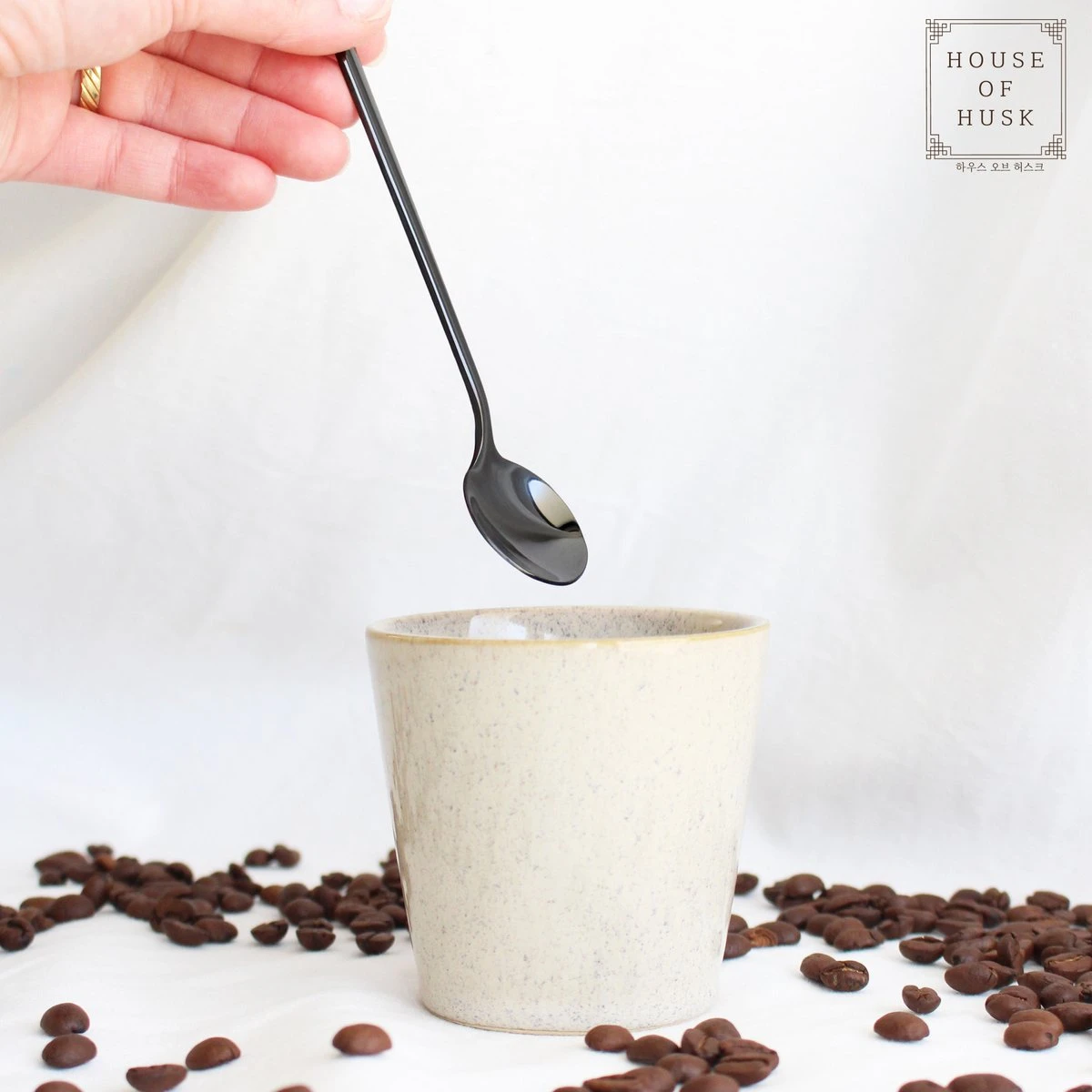 House Of Husk® Theelepels Set - Theelepeltjes - Koffielepels - Koffielepeltjes - RVS - 13cm - 12 Stuks - Zwart - Afbeelding 5