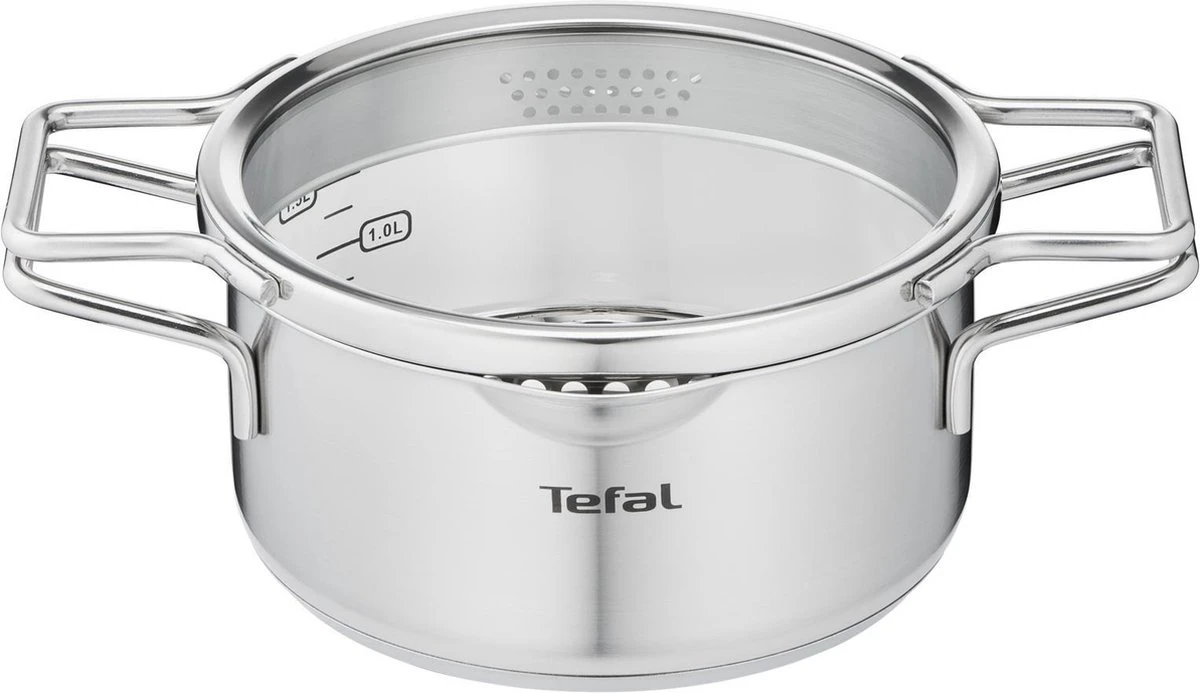 Tefal Nordica Pannenset 4 Delig - Steelpan Ø16 Cm & Kookpan Ø 18 + Ø 20 + Ø 24 Cm - Afbeelding 5