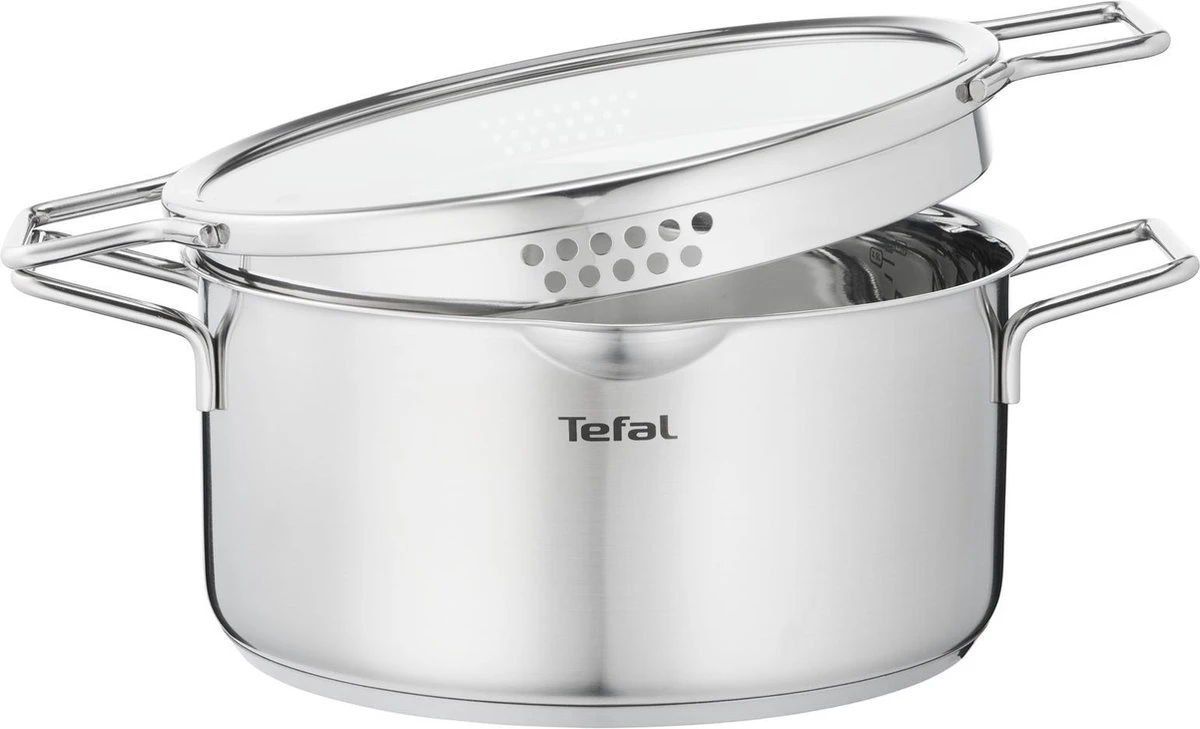 Tefal Nordica Pannenset 3 Delig - Steelpan Ø 16 Cm & Kookpan Ø 20 + Ø 24 Cm - Afbeelding 4