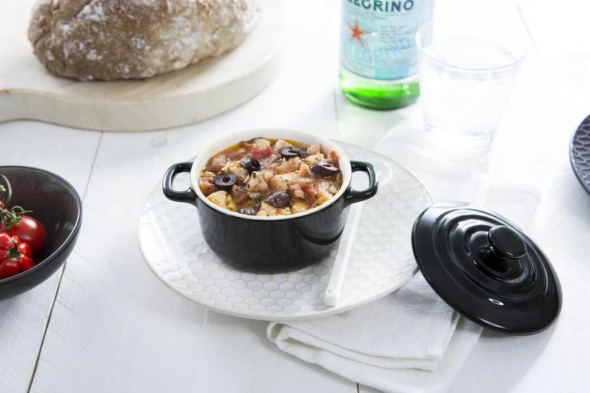 BK Bourgogne Cocotte Ø 10 Cm - 2 Stuks - Zwart - Oven - Afbeelding 13