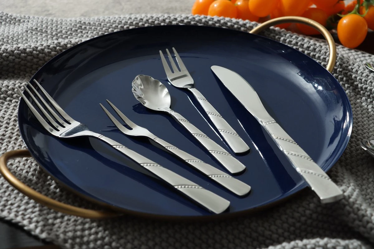 Swiss Pro+ Bestekset In Koffer-72 Delig-12 Persoons-Zwitsers Kwaliteit-Complete Set-100% Roestvrijstaal-Modern - Afbeelding 11