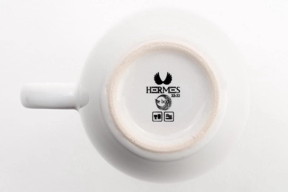 Lite-Body Hermes Koffie Beker - 200 Ml - Set Van 6 - Wit - Afbeelding 3