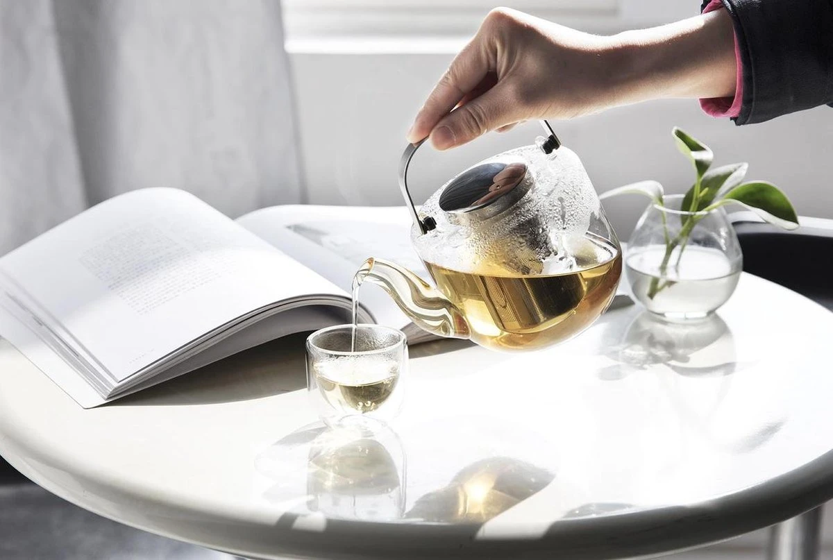 Viva Scandinavia Bjorn Theepot - Glas - Met Filter - 1,2 L - Transparant - Afbeelding 8