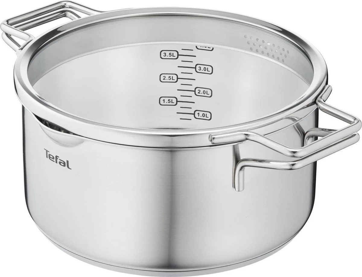 Tefal Nordica Pannenset 3 Delig - Steelpan Ø 16 Cm & Kookpan Ø 20 + Ø 24 Cm - Afbeelding 8