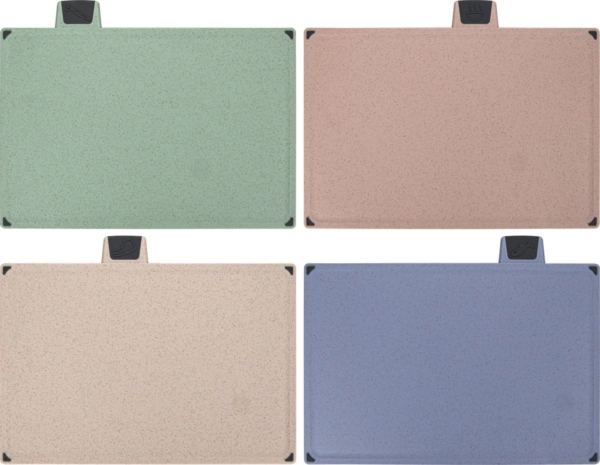 Fissman Luxe Index Snijplankenset - Met Houder - 4 Stuks - 30x22.5cm - Afbeelding 2