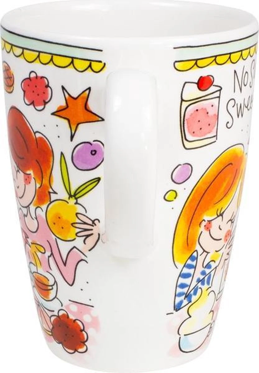 Blond Amsterdam Even Bijkletsen Beker XL 500 Ml - Mint Rand - Afbeelding 4